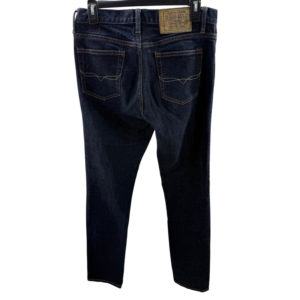 Ralph Lauren xThompson‎ 650 Skinny Jeans Dark Indigo Denim Womens 29x30